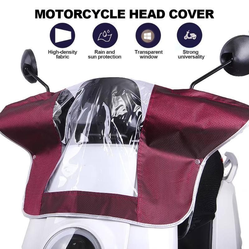 Electric Scooter Rain Cover - Elektrische scooter dashboard regenhoes transparant venster