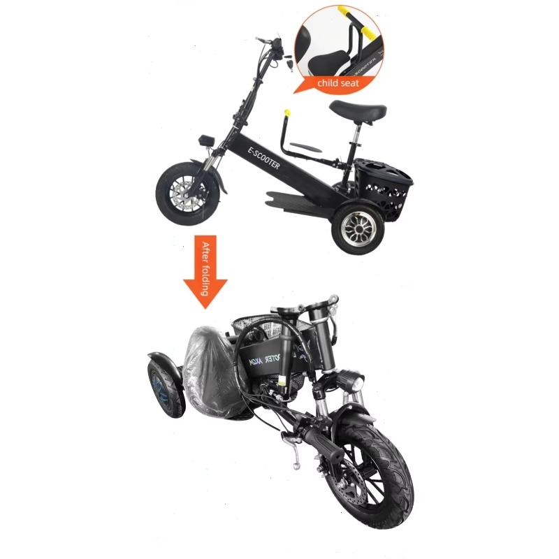 【2026】3-wiel 2-persoons opvouw - Electric Scooter 500W recensie en prijs